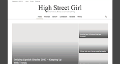 Desktop Screenshot of highstreetgirl.com